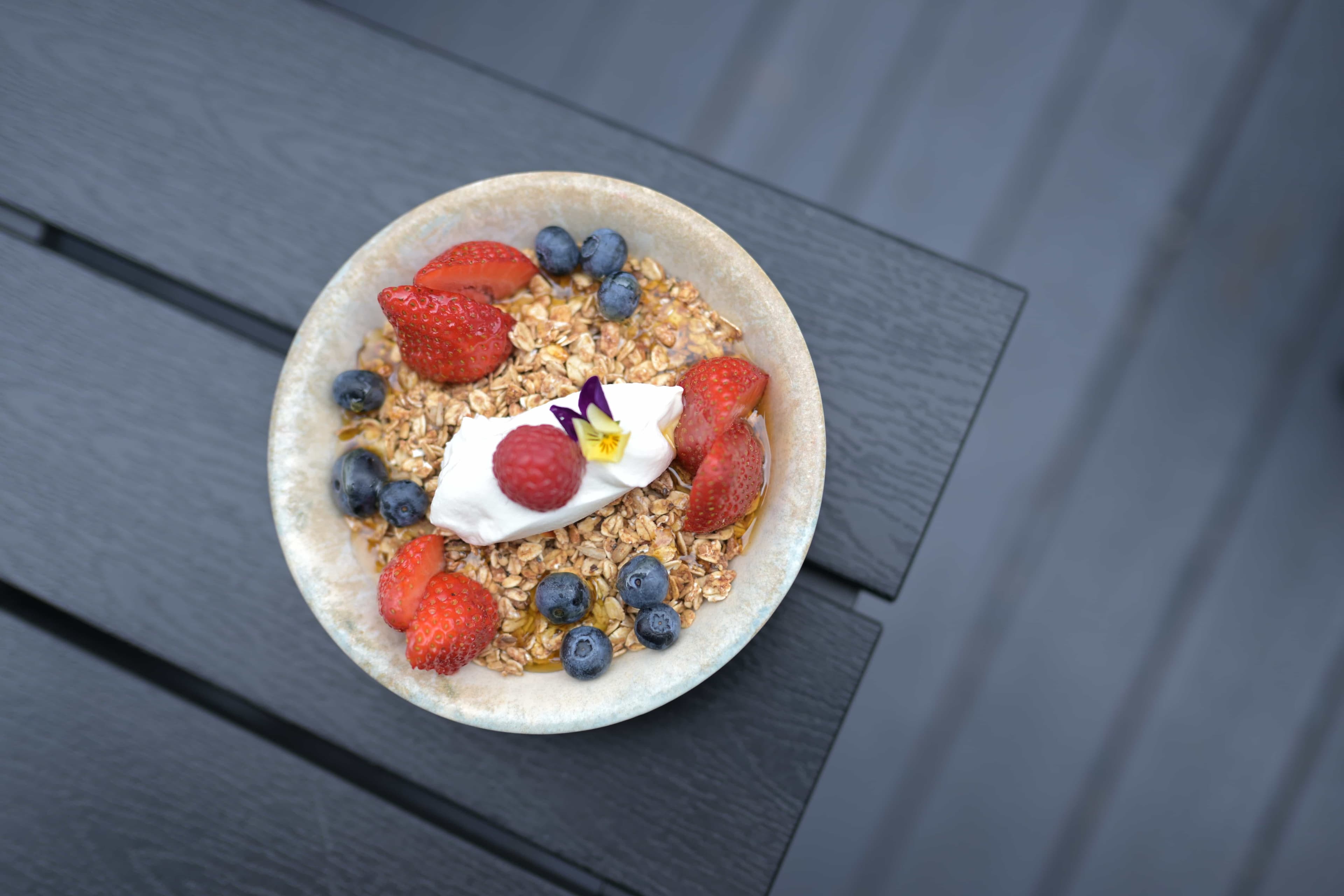 NUTTY GRANOLA BOWL
