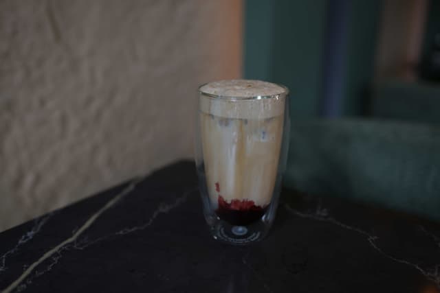 RED BERRY COCONUT ICED WHIPPED LATTE